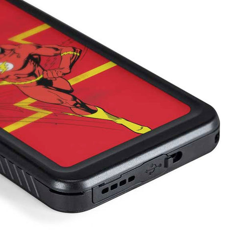 DC Comics Jagged Flash Galaxy S24 Waterproof Case
